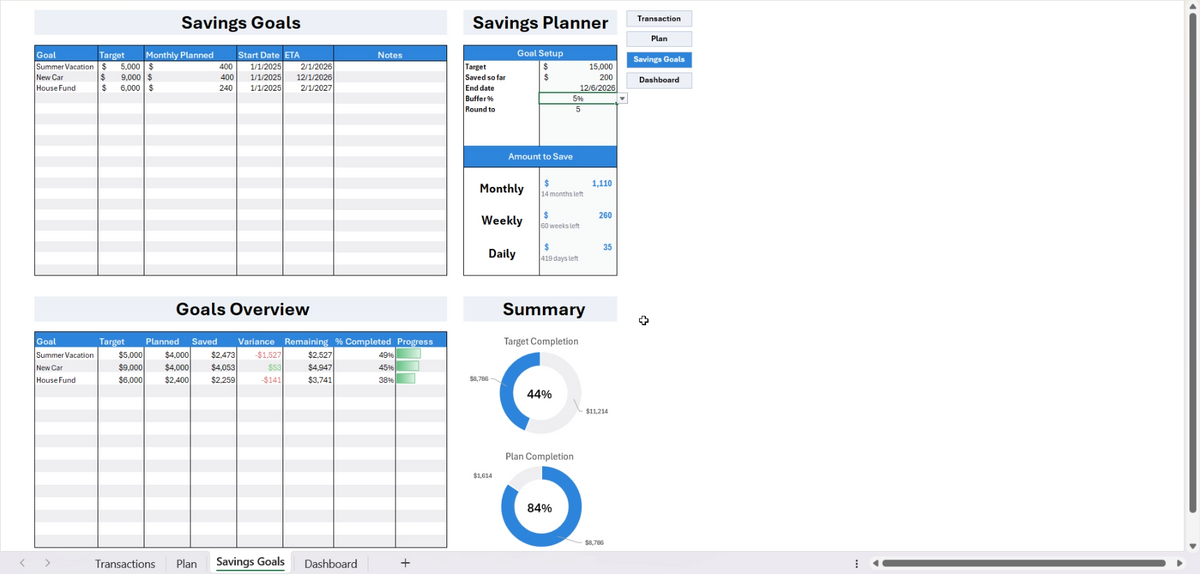 Personal and Family Budget Tracking System
