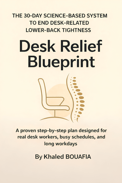 Desk Relief Blueprint for Posture & Pain-Free Productivity